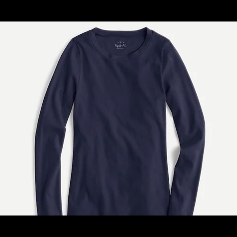 J crew perfect fit navy tshirt